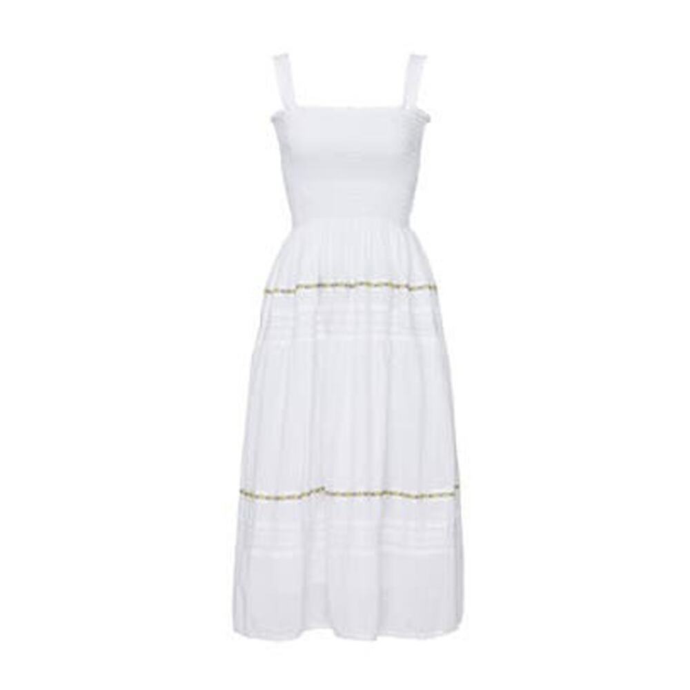 The Great The Clover Embroidered Smocked Dress Size Medium - Picture 2 of 12